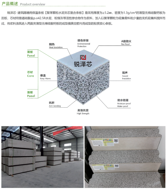 锐泽芯*轻质复合节能墙板